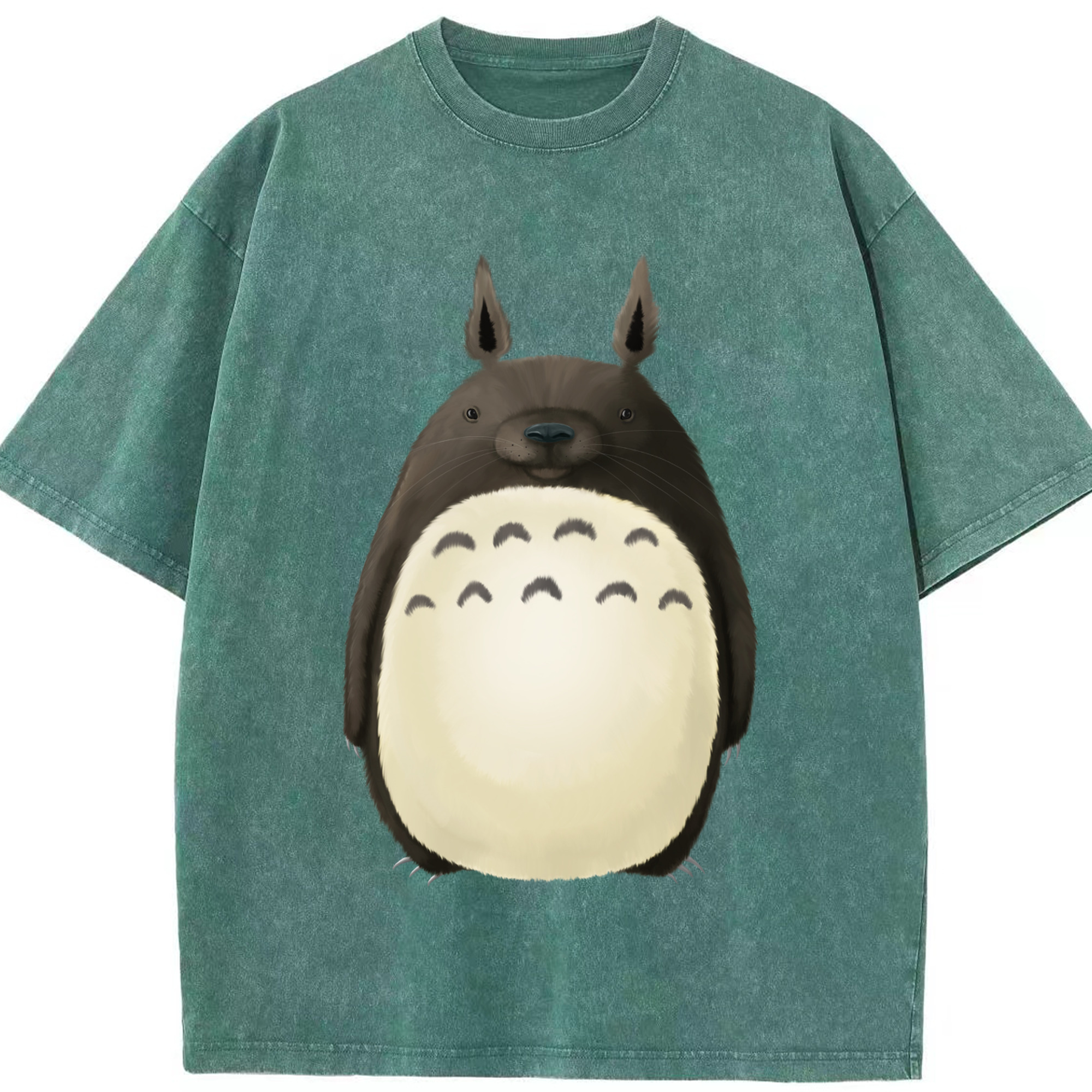 （画像用） となりのトトロ 草壁メイ 草壁サツキ My Neighbor Totoro Satsuki Kusakabe Mei Kusakabe 綿100% ヴィンテージ風 半袖Tシャツ（フロントプリント）